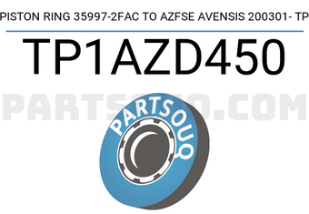 TP TP1AZD450 PISTON RING 35997-2FAC TO AZFSE AVENSIS 200301- TP