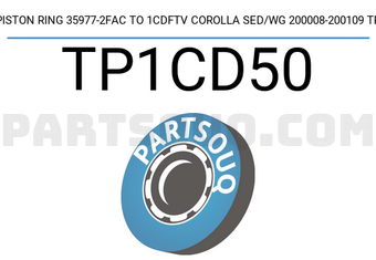 TP TP1CD50 PISTON RING 35977-2FAC TO 1CDFTV COROLLA SED/WG 200008-200109 TP