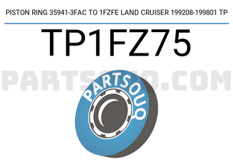 TP TP1FZ75 PISTON RING 35941-3FAC TO 1FZFE LAND CRUISER 199208-199801 TP