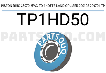 TP TP1HD50 PISTON RING 35970-2FAC TO 1HDFTE LAND CRUISER 200108-200701 TP