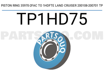 TP TP1HD75 PISTON RING 35970-2FAC TO 1HDFTE LAND CRUISER 200108-200701 TP