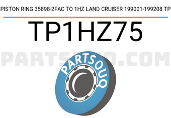 TP TP1HZ75 PISTON RING 35898-2FAC TO 1HZ LAND CRUISER 199001-199208 TP
