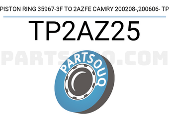 TP TP2AZ25 PISTON RING 35967-3F TO 2AZFE CAMRY 200208-,200606- TP