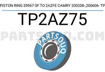 TP TP2AZ75 PISTON RING 35967-3F TO 2AZFE CAMRY 200208-,200606- TP