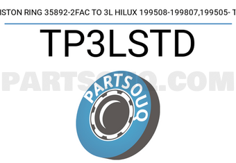 TP TP3LSTD PISTON RING 35892-2FAC TO 3L HILUX 199508-199807,199505- TP