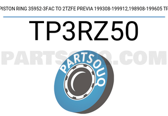 TP TP3RZ50 PISTON RING 35952-3FAC TO 2TZFE PREVIA 199308-199912,198908-199605 TP