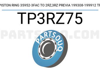 TP TP3RZ75 PISTON RING 35952-3FAC TO 2RZ,3RZ PREVIA 199308-199912 TP