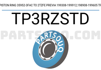 TP TP3RZSTD PISTON RING 35952-3FAC TO 2TZFE PREVIA 199308-199912,198908-199605 TP