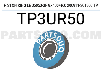 TP TP3UR50 PISTON RING LE 36053-3F GX400/460 200911-201308 TP