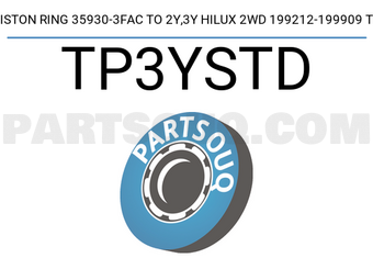 TP TP3YSTD PISTON RING 35930-3FAC TO 2Y,3Y HILUX 2WD 199212-199909 TP