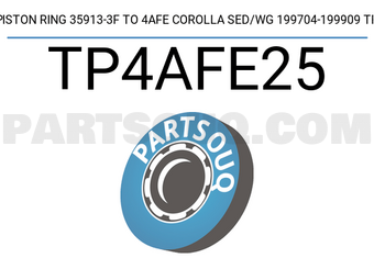 TP TP4AFE25 PISTON RING 35913-3F TO 4AFE COROLLA SED/WG 199704-199909 TP