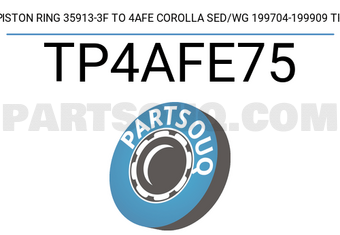 TP TP4AFE75 PISTON RING 35913-3F TO 4AFE COROLLA SED/WG 199704-199909 TP