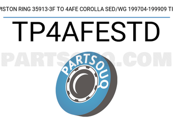 TP TP4AFESTD PISTON RING 35913-3F TO 4AFE COROLLA SED/WG 199704-199909 TP