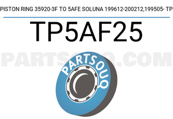 TP TP5AF25 PISTON RING 35920-3F TO 5AFE SOLUNA 199612-200212,199505- TP