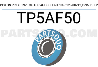 TP TP5AF50 PISTON RING 35920-3F TO 5AFE SOLUNA 199612-200212,199505- TP