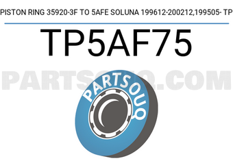 TP TP5AF75 PISTON RING 35920-3F TO 5AFE SOLUNA 199612-200212,199505- TP