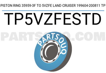 TP TP5VZFESTD PISTON RING 35959-3F TO 5VZFE LAND CRUISER 199604-200811 TP