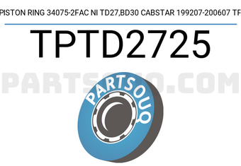 TP TPTD2725 PISTON RING 34075-2FAC NI TD27,BD30 CABSTAR 199207-200607 TP
