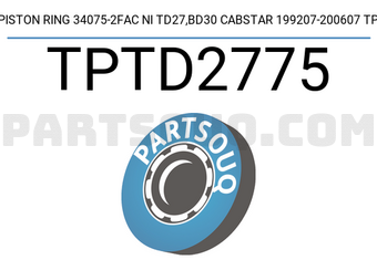 TP TPTD2775 PISTON RING 34075-2FAC NI TD27,BD30 CABSTAR 199207-200607 TP
