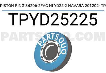 TP TPYD25225 PISTON RING 34206-2FAC NI YD25-2 NAVARA 201202- TP