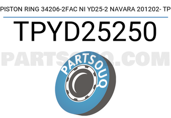 TP TPYD25250 PISTON RING 34206-2FAC NI YD25-2 NAVARA 201202- TP