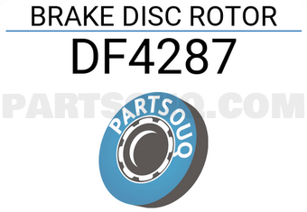 TRW DF4287 BRAKE DISC ROTOR
