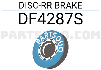 TRW DF4287S DISC-RR BRAKE
