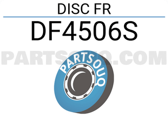 TRW DF4506S BRAKE DISC ROTOR