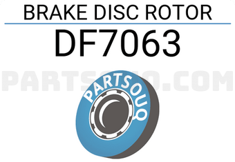 TRW DF7063 BRAKE DISC ROTOR