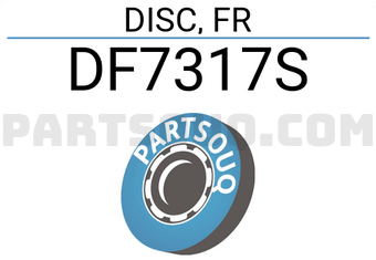 TRW DF7317S DISC ROTOR FRONT