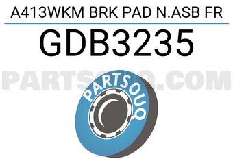 TRW GDB3235 A413WKM BRK PAD N.ASB FR
