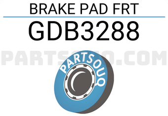 TRW GDB3288 BRAKE PAD FRT