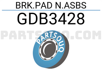 TRW GDB3428 BRK.PAD N.ASBS