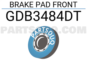 TRW GDB3484DT BRAKE PAD FRONT