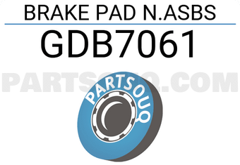 TRW GDB7061 BRAKE PAD N.ASBS