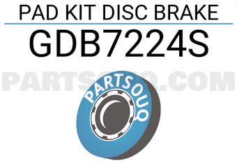 TRW GDB7224S PAD KIT DISC BRAKE