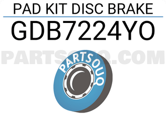 TRW GDB7224YO PAD KIT DISC BRAKE