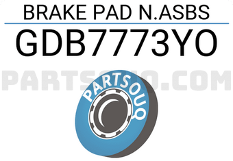 TRW GDB7773YO BRAKE PAD N.ASBS FR