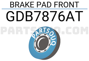 TRW GDB7876AT BRAKE PAD FRONT