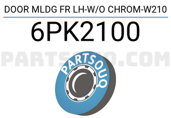 TW 6PK2100 DOOR MLDG FR LH-W/O CHROM-W210