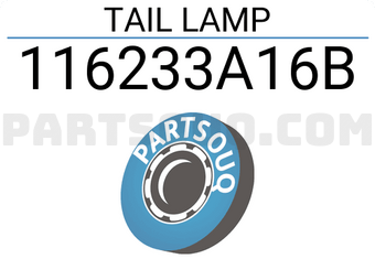 TYC 116233A16B TAIL LAMP