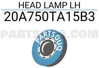 TYC 20A750TA15B3 HEAD LAMP LH
