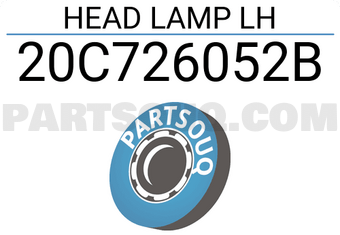 TYC 20C726052B HEAD LAMP LH