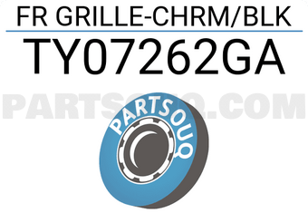 TYG TY07262GA FR GRILLE-CHRM/BLK