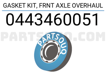 TZK 0443460051 GASKET KIT, FRNT AXLE OVERHAUL