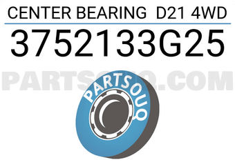 TZK 3752133G25 CENTER BEARING D21 4WD