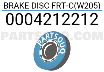 Textar 0004212212 BRAKE DISC FRT-C(W205)