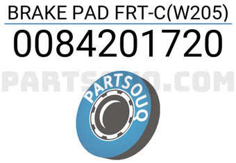 Textar 0084201720 BRAKE PAD FRT-C(W205)