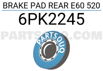 Textar 6PK2245 BRAKE PAD REAR E60 520