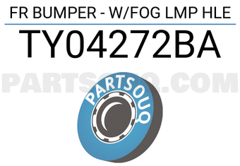 Tong yang TY04272BA FR BUMPER - W/FOG LMP HLE